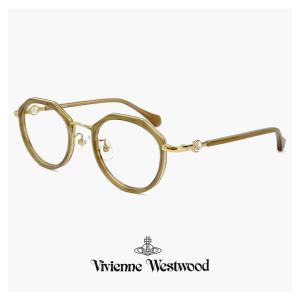 ヴィヴィアン ウエストウッド メガネ レディース 40-0012 c02 49mm Vivienne Westwood 眼鏡 女性 クラウンパント 型 セル巻き メタル コンビネーション｜sunhat