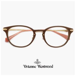 ヴィヴィアン ウエストウッド メガネ 40-0036 c01 Vivienne Westwood レディース 眼鏡 40-0036-1 ボストン 型 ツーブリッジ フレーム オーブ 茶色 ブラウン