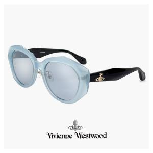 レディース ヴィヴィアン ウエストウッド サングラス 41-5002 c01 54mm ミラーレンズ Vivienne Westwood uvカット キャットアイ フォックス 型｜sunhat