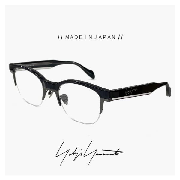 メンズ ヨウジ ヤマモト メガネ 日本製 19-0079 1 c01 50mm Yohji Yama...