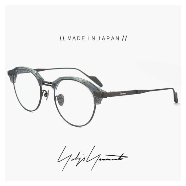 メンズ ヨウジ ヤマモト メガネ 日本製 19-0080 1 c01 49mm Yohji Yama...