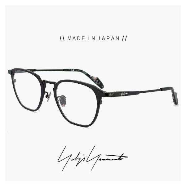 メンズ ヨウジ ヤマモト メガネ 日本製 19-0081 1 c01 50mm Yohji Yama...