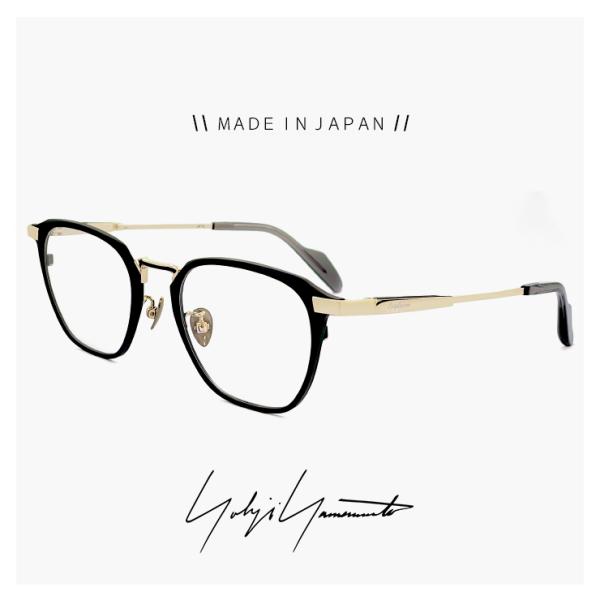 メンズ ヨウジ ヤマモト メガネ 日本製 19-0081 3 c03 50mm Yohji Yama...