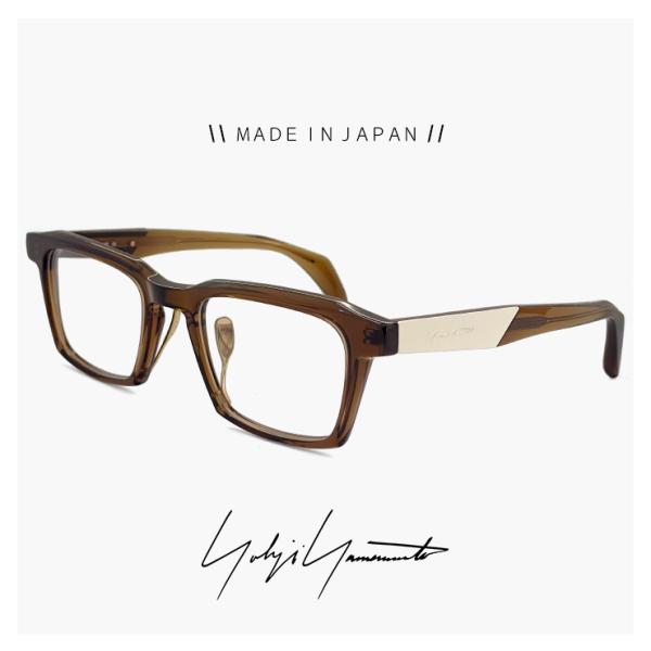 メンズ ヨウジ ヤマモト メガネ 日本製 19-0085 2 c02 50mm Yohji Yama...