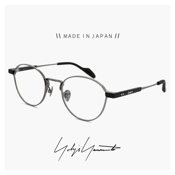 メンズ ヨウジ ヤマモト メガネ 日本製 19-0086 2 c02 49mm Yohji Yama...