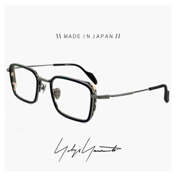 メンズ ヨウジ ヤマモト メガネ 日本製 19-0087 1 c01 51mm Yohji Yama...