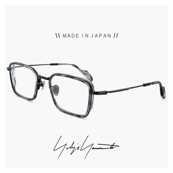 メンズ ヨウジ ヤマモト メガネ 日本製 19-0087 2 c02 51mm Yohji Yama...