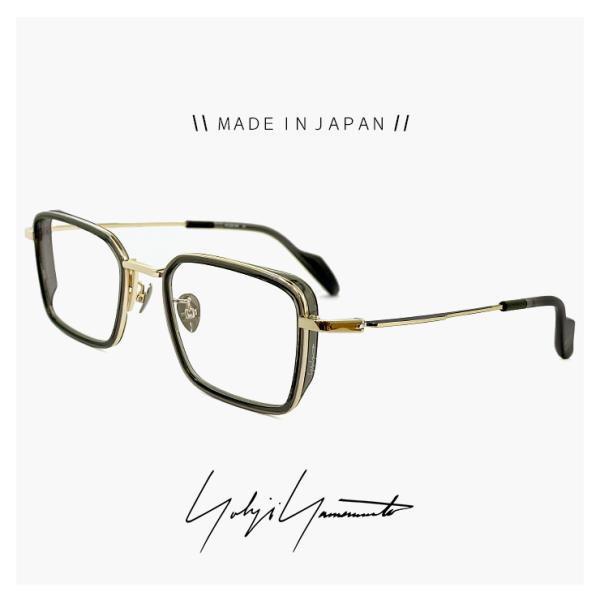 メンズ ヨウジ ヤマモト メガネ 日本製 19-0087 3 c03 51mm Yohji Yama...