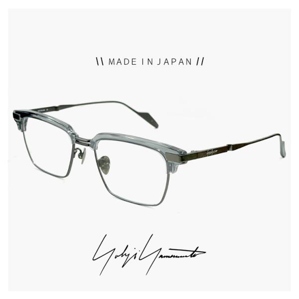メンズ ヨウジ ヤマモト メガネ 日本製 19-0088 1 c01 52mm Yohji Yama...