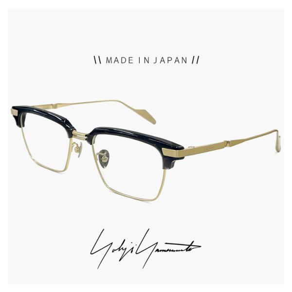 メンズ ヨウジ ヤマモト メガネ 日本製 19-0088 3 c03 52mm Yohji Yama...