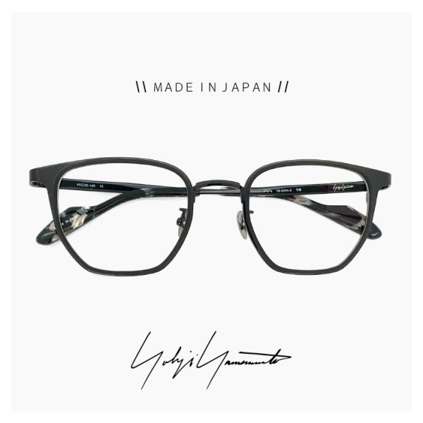 メンズ ヨウジ ヤマモト メガネ 日本製 19-0094 3 c03 49mm Yohji Yama...