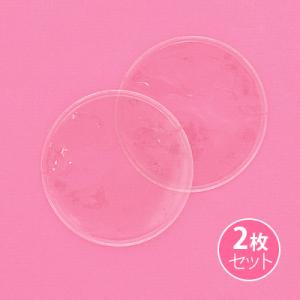 クリア/缶バッジカバー2枚セット/サン宝石の詳細画像1