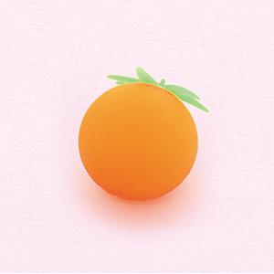 スクイーズ オレンジ／むにむにみかんのオブジェ サン宝石