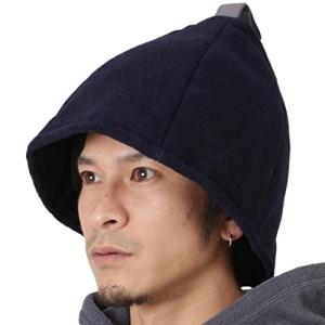 PONTAPES サウナハット 全20色 2サイズ タオル生地 丸洗い可能 メンズ レディース PPOH-555 ネイビー MLのぼせ防