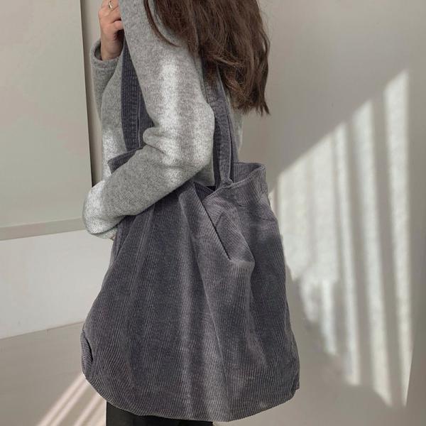 トートバッグ レディース コーデュロイ 大きめ かわいい コーデュロイトートバッグ メンズ