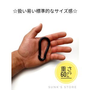 カラビナ おしゃれ カラビナフック 5個セット...の詳細画像2