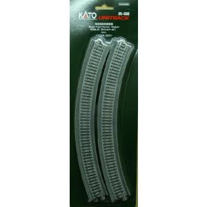 鉄道模型)KATO：20-531 単線高架曲線線路R348-30゜（2本入