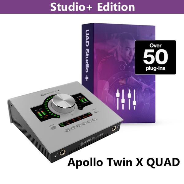 UNIVERSAL AUDIO APOLLO TWIN X QUAD GEN 2 STUDIO+ E...