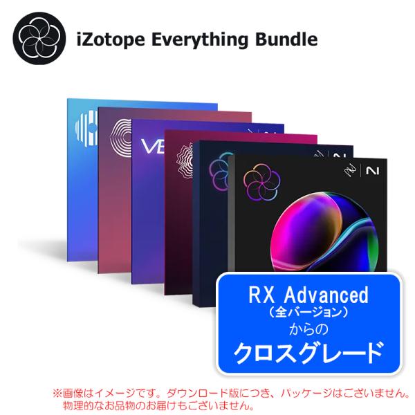 IZOTOPE EVERYTHING BUNDLE CROSSGRADE FROM RX ADVAN...