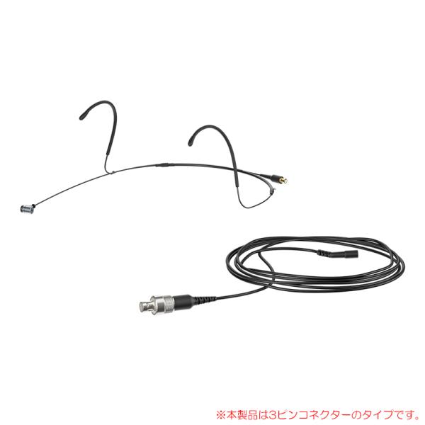 SENNHEISER HEADMIC 4 (BLACK 3-PIN) 安心の日本正規品！ コンデンサ...