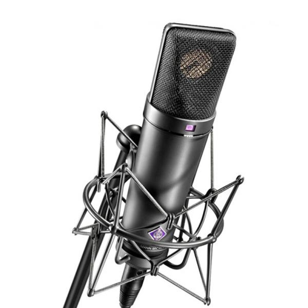 NEUMANN U 87 Ai mt STUDIO SET ブラック ウッドケース&amp;サスペンション付...