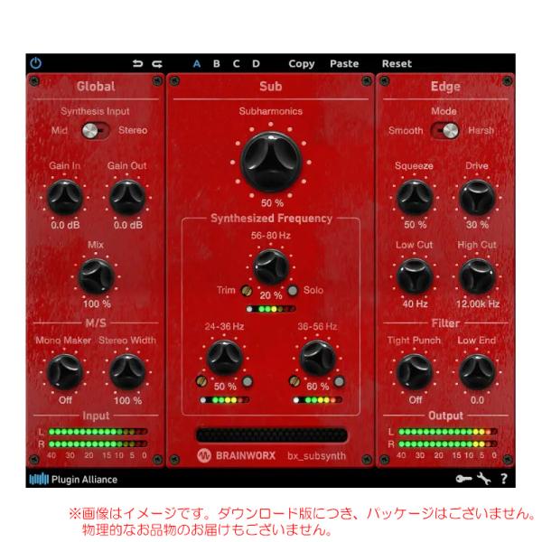 PLUGIN ALLIANCE BRAINWORX BX_SUBSYNTH ダウンロード版 安心の日...