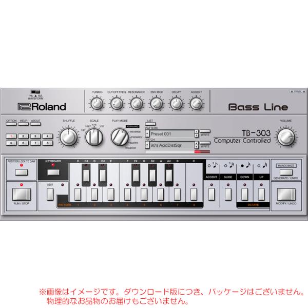 ROLAND TB-303 ROLAND CLOUD 買い切りライセンス 【最短当日メール納品】【3...