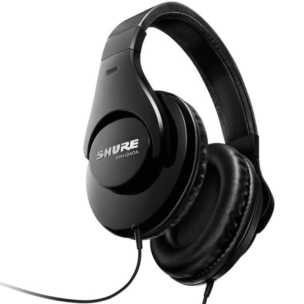 SHURE SRH240A-BK-A 【デモ使用品 / 美品です / 在庫限り】 密閉型ヘッドフォン