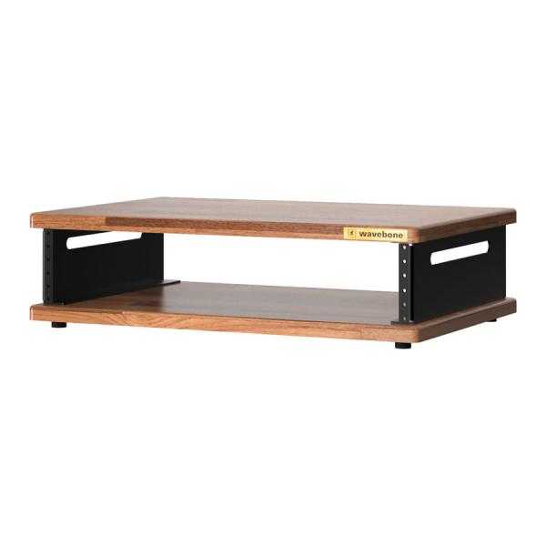 WAVEBONE STELLA PORTABLE RACK CASE-2U / WALNUT