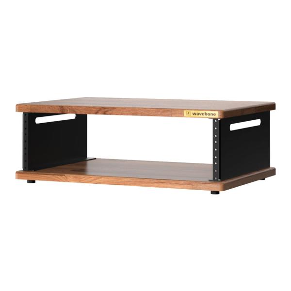 WAVEBONE STELLA PORTABLE RACK CASE-3U / WALNUT