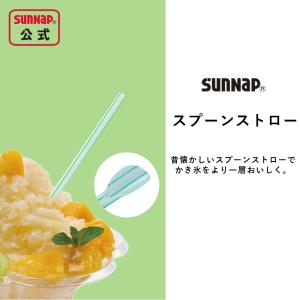 かき氷用 スプーンストロー 21cm 1箱 5...の詳細画像3