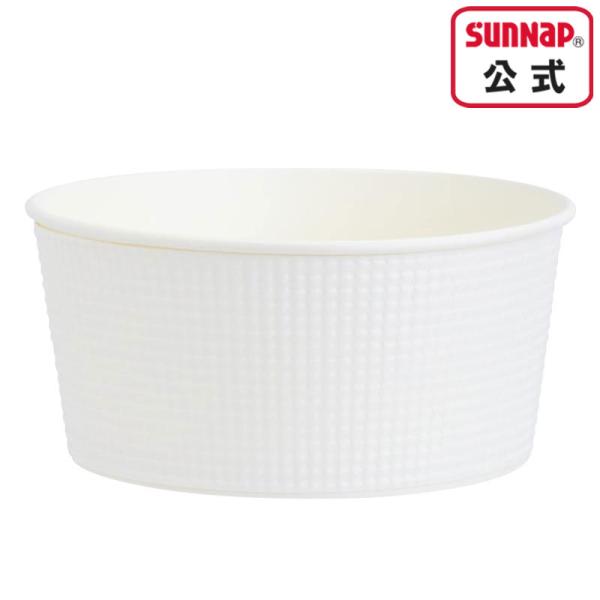 フードボウル エンボス ホワイト 700ml 30個入 【 日本製 テイクアウト 使い捨て どんぶり...