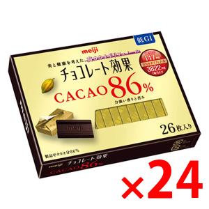明治　チョコレート効果 カカオ86％ 26枚入り 130g　×24個