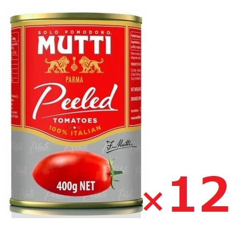 ムッティ MUTTI ホールトマト 400g缶×12個入