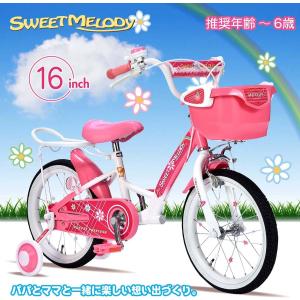 マイパラス 子供用自転車 16インチ MD-1...の詳細画像1