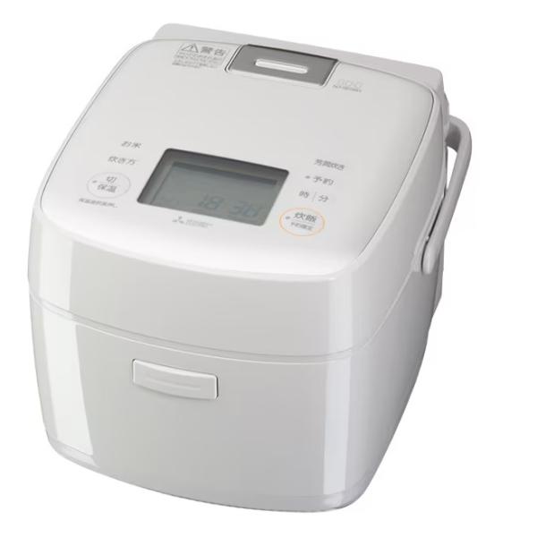 三菱電機 IHジャー炊飯器 NJ-SE06H-W 炭炊釜 備長炭コート 3.5合炊き 白亜麻(しろあ...