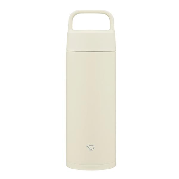 象印 ステンレスマグ 水筒 0.5リットル エクリュ SM-RS50-WZ シームレスせん ハンドル...