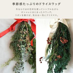 クリスマス スワッグ リース ヒムロスギ ブル...の詳細画像3