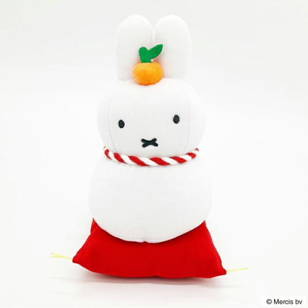 ミッフィー かがみもち 鏡餅 ぬいぐるみ お正月 縁起物 インテリア 置物 miffy 正月飾り う...