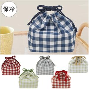 お弁当袋 おかずきんちゃく おにぎり 保冷ランチ巾着 （ ランチ巾着