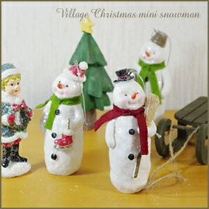 ヴィレッジクリスマス ミニスノーマン クリスマス オーナメント 雪だるま スノーマン 置物 オブジェ インテリア あすつく Sp Njxs3018 ひだまり雑貨店サニースタイル 通販 Yahoo ショッピング