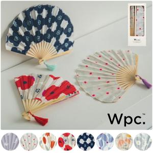 W by Wpc. 扇子 HAND FAN せんす センス うちわ ギフトボックス入り 箱入り タッセル 花柄 北欧 ナチュラル 和装小物 和雑貨｜sunny-style