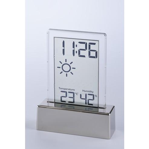 天気予報時計　Metal Base