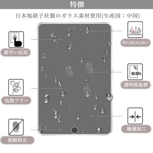 低反射 アンチグレア iPad 強化ガラス A...の詳細画像1