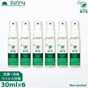 除菌 消臭 携帯用 ディフェンダーNTS ノンアルコール 30ml アルコール検知器対策 6本セット スプレー ウイルス 抗菌 アミノ酸 赤ちゃん 子供 ペット 日本製｜sunny12001