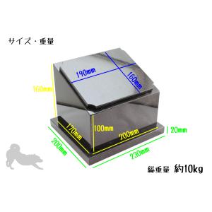 ペット墓石 納骨 選べるデザイン 天然黒御影石...の詳細画像1