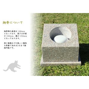 ペット墓石 納骨 選べるデザイン 天然御影石 ...の詳細画像4