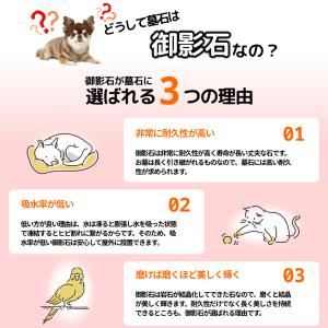 ペット 墓石 メモリアルプレート 写真入り 選...の詳細画像4
