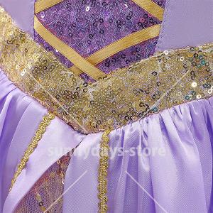 ラプンツェル ドレス ハロウィン コスプレ 衣...の詳細画像4