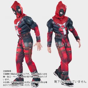 デッドプール コスプレ 衣装 マスク 付き D...の詳細画像4
